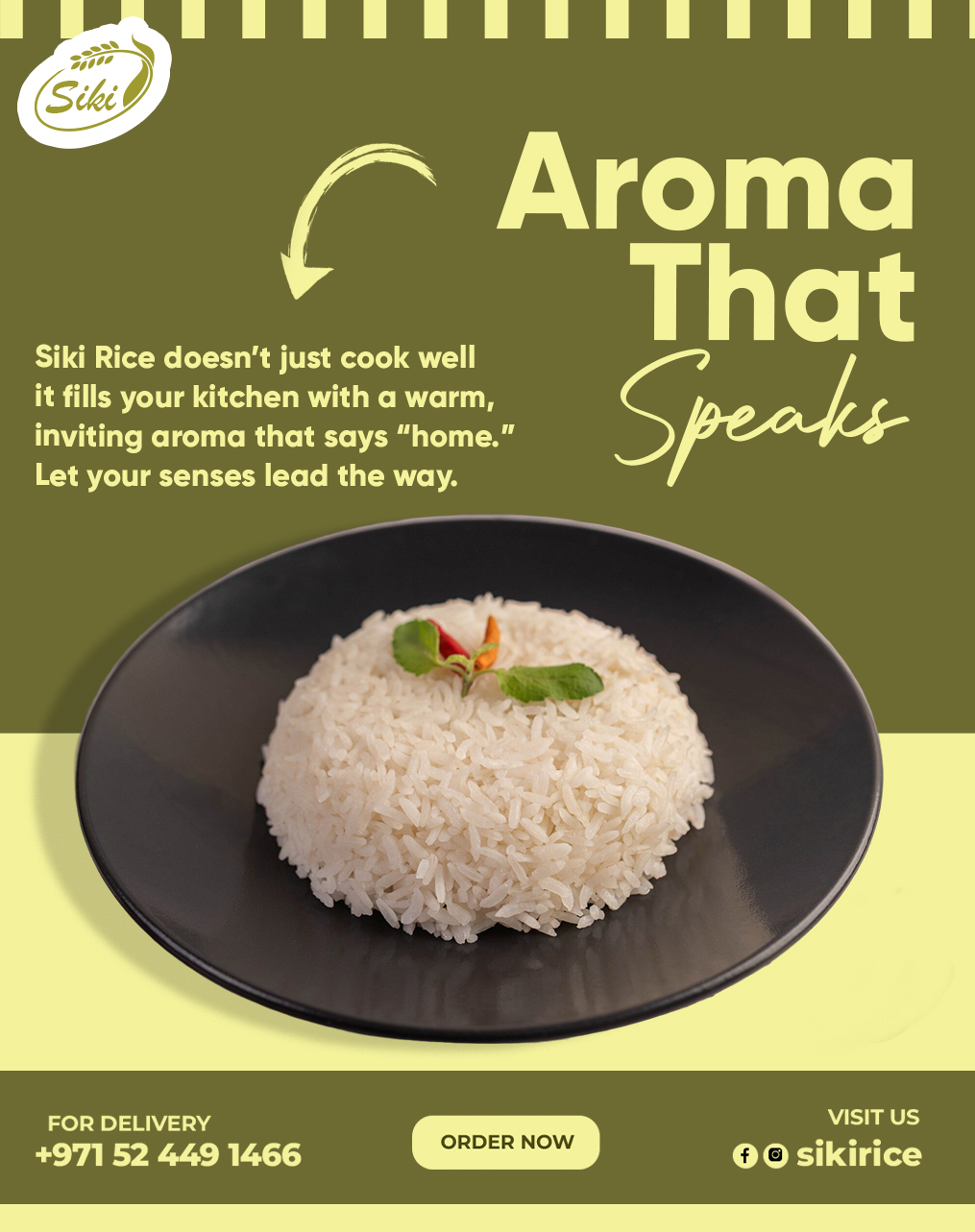 β¨ Siki Sella Rice β Aroma That Speaks πΎ
Not just rice... it's an experience! When Siki cooks, it fills the kitchen with that warm, comforting aroma of home.
πΌ Why Siki?
βοΈ Premium Pakistani Sella Rice
βοΈ Naturally low GI & low fat
βοΈ High in fibre β gut-friendly
βοΈ 100% purity, lab-tested
βοΈ Ideal for HoReCa & foodservice supply
βοΈ Bulk & wholesale packaging available
π Warehouse: Saif Zone Q1β07β079βC, Sharjah
π +971 52 449 1466
π sikirice.com
π¦ B2B | Wholesale | UAE Delivery
π© DM to order or request samples
#SikiRice #SellaRice #RiceSuppliersUAE #FarmToFork #AromaYouCanTrust #BulkRiceUAE #HorecaUAE #GrainMatters #UAEFoodSupply #CleanRice