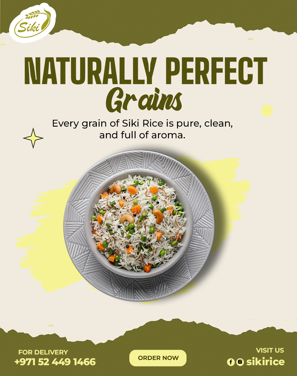 β¨ Every grain tells a story β of purity, aroma, and taste.
At Siki Rice, we bring you grains that are naturally grown, carefully picked, and crafted to elevate every dish.
Your perfect pulao deserves the perfect rice πΎ
π @sikirice
#Foodie #HealthyEating #RiceBowl #Foodstagram #InstaFood
#SikiRice #DubaiFoodies #WholesomeMeals #AromaticGrains #PulaoPerfection